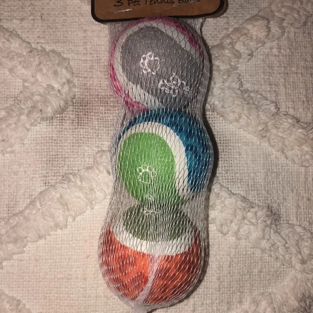greenbone 3 Pet Tennis Balls Pet Safe Non-Toxic
